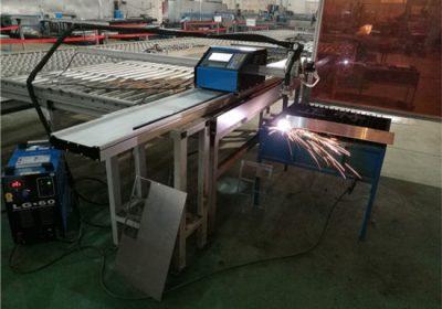 चीन निर्माता कॉम्प्यूटर कंट्रोल केलेले सीएनसी प्लाझमा कटर कट अॅल्युमिनियम स्टेनलेस स्टील / आयरन / मेटलसाठी वापरतात
