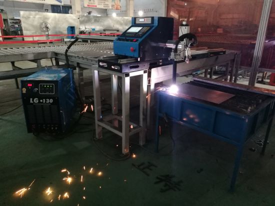 मेटल प्लेटसाठी सीएनसी कारखाना पुरवठा प्लाझमा आणि ज्वाळ सारणी कटिंग मशीन